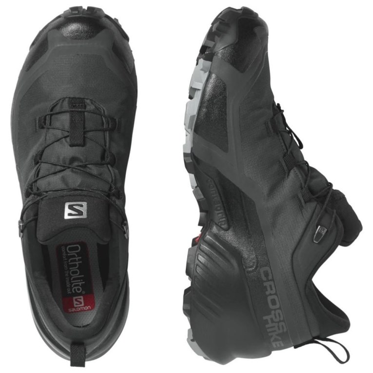 Salomon Cross Hike GTX Women's Hiking Shoes Black | CA 83J50